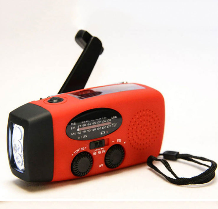 Solar Hand Crank Emergency Radio & Flashlight