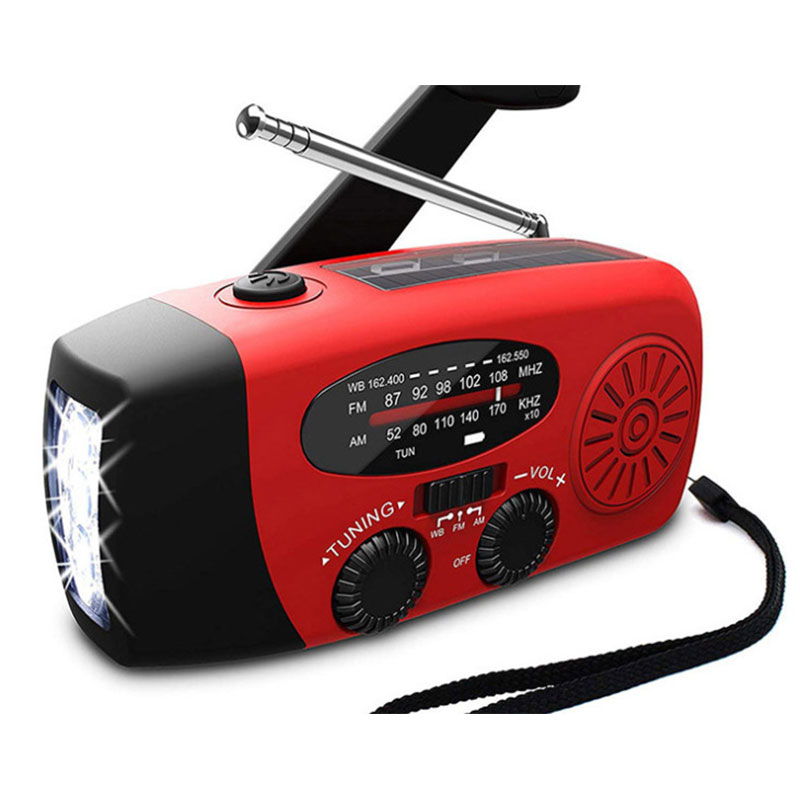 Solar Hand Crank Emergency Radio & Flashlight