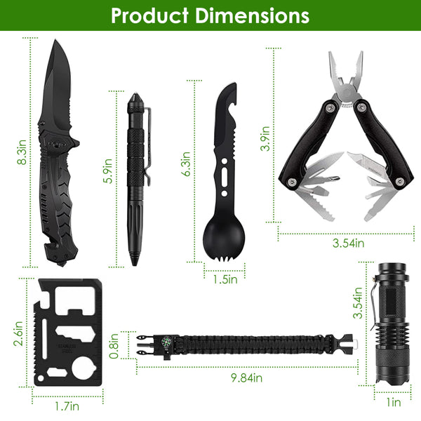 47-in-1 Emergency Survival Bag Kit