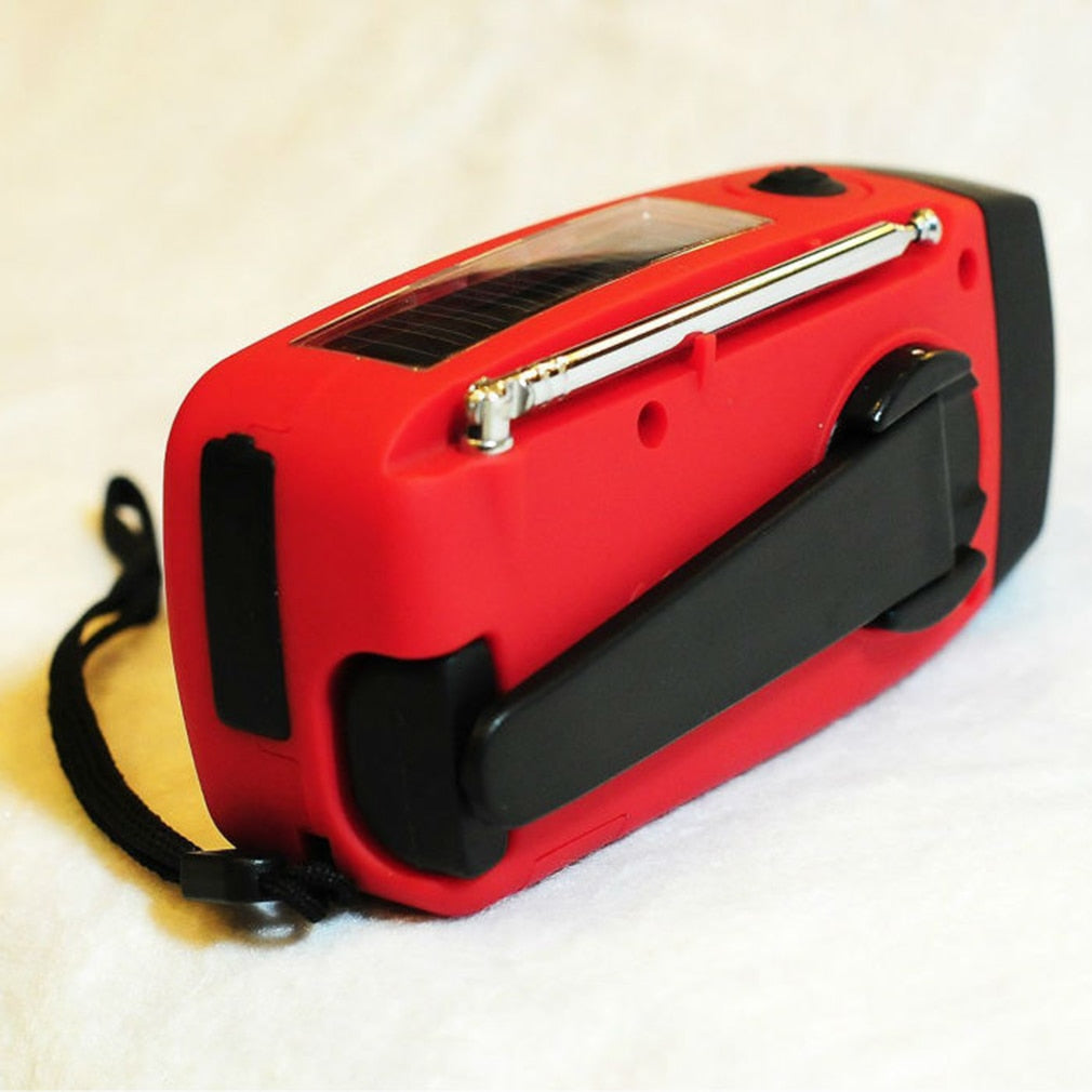 Solar Hand Crank Emergency Radio & Flashlight
