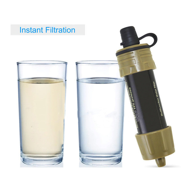 Survival Water Filter Straw — Portable Emergency Filtration