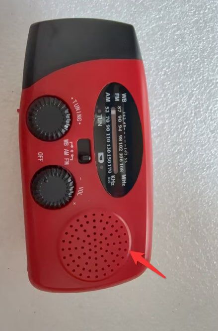 Solar Hand Crank Emergency Radio & Flashlight
