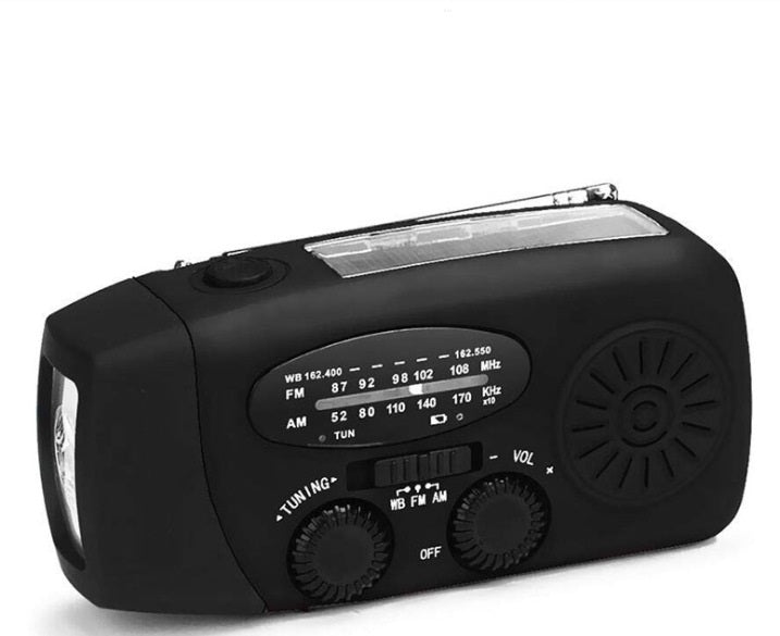 Solar Hand Crank Emergency Radio & Flashlight