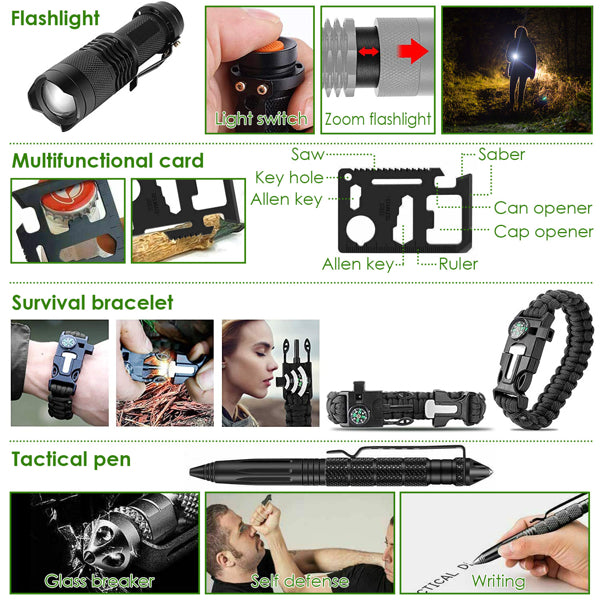 47-in-1 Emergency Survival Bag Kit
