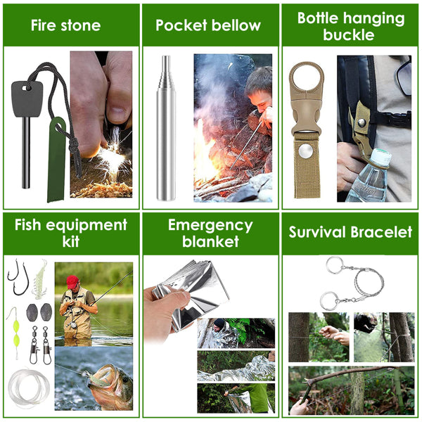 47-in-1 Emergency Survival Bag Kit
