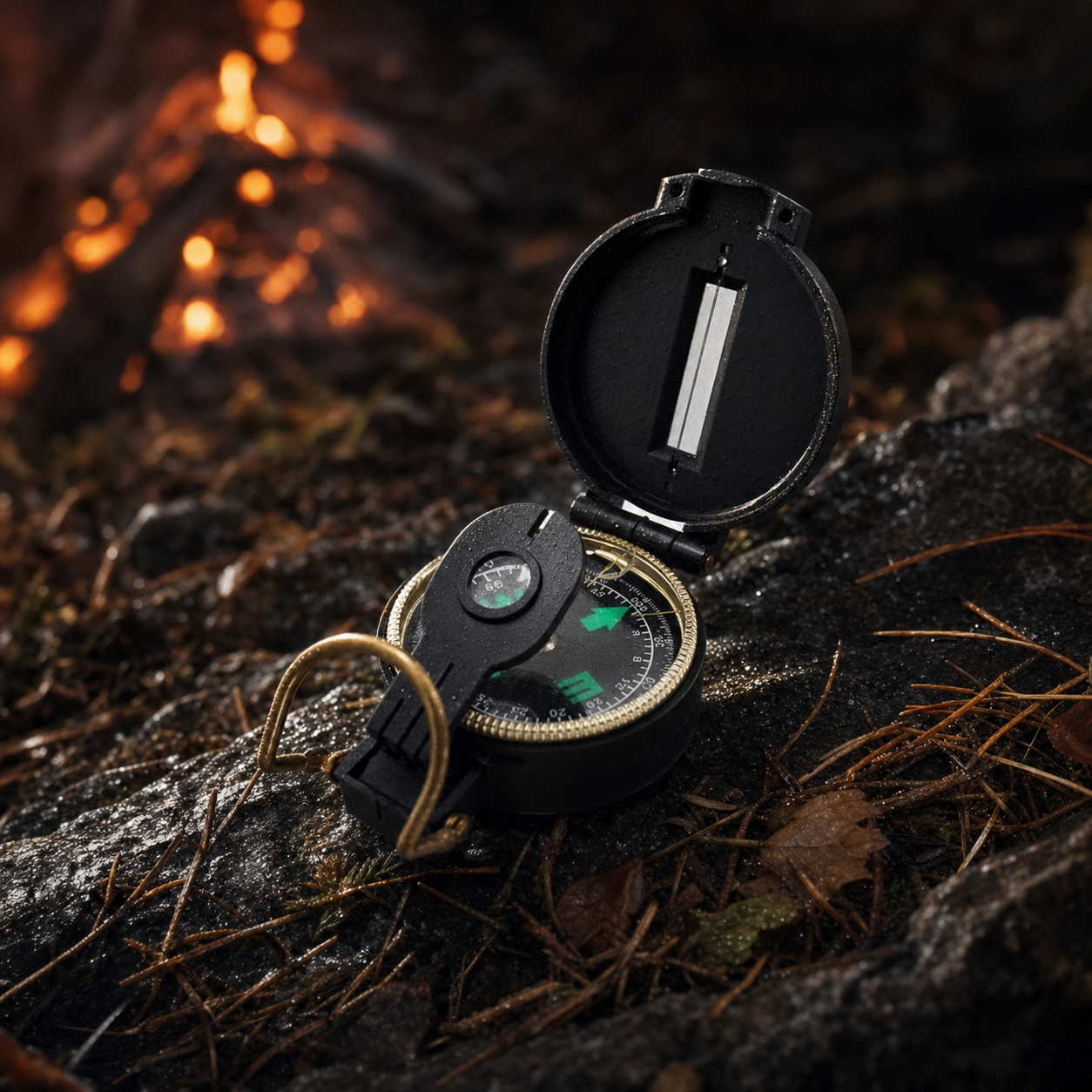 High Precision Orienteering Compass — Never Get Lost