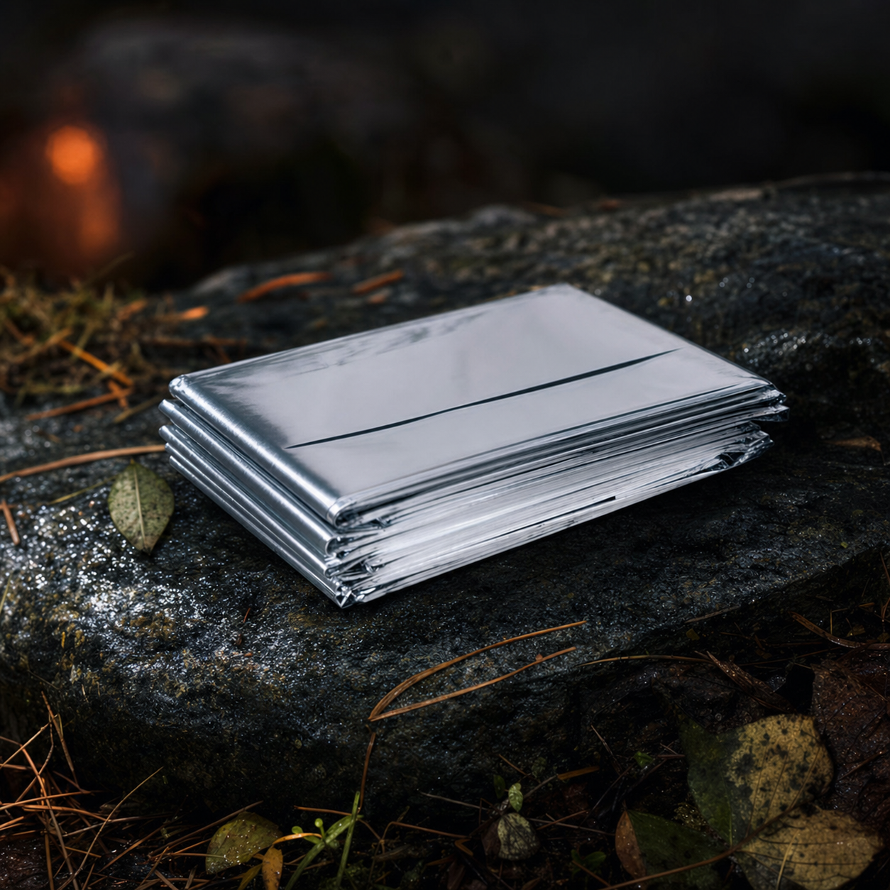 Emergency Mylar Survival Blanket — Retains 90% Body Heat