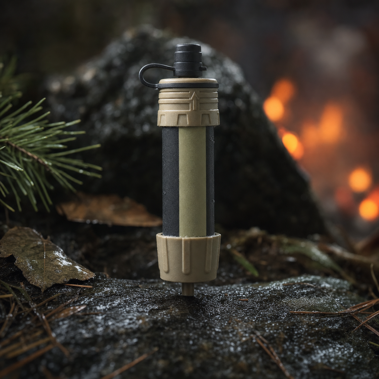 Survival Water Filter Straw — Portable Emergency Filtration